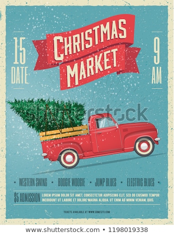 Сток-фото: Christmas Poster Sale Typography Eps 10