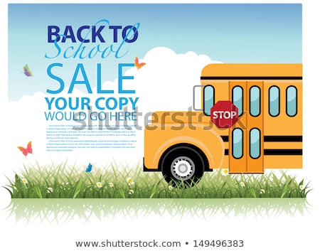 Foto stock: Back To School Sale Background Eps 10