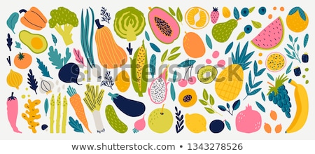 ストックフォト: Celery On White Background Vector Illustration