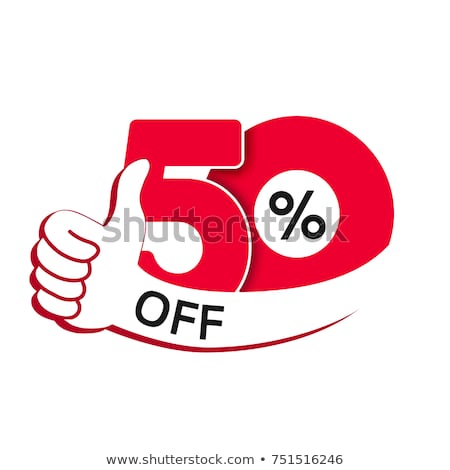 Stock fotó: Sale 50 Best Choice Special Offer Promo Stickers