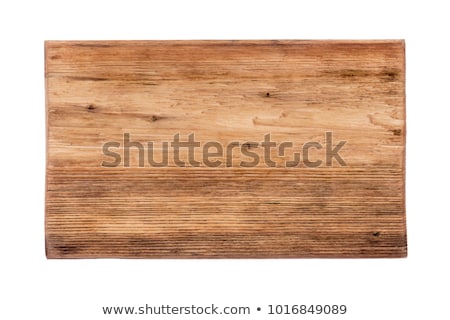 Rectangle Wood Decorative Sign Stok fotoğraf © alekleks