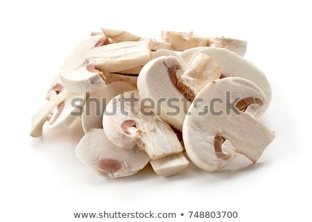 Foto stock: Sliced Mushroom