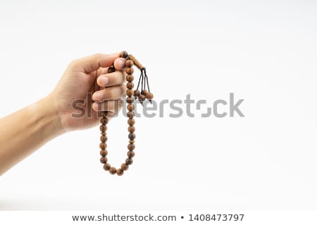 Stock fotó: Male Hand With Rosary