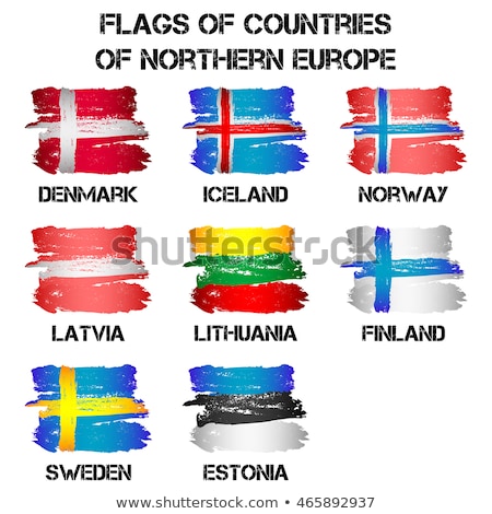 Сток-фото: Estonia Grunge Flag