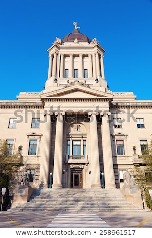 Stok fotoğraf: Dome Of Manitoba Legislative Building