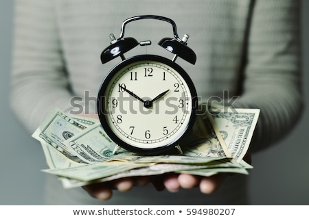 Alarm Clock On Us Dollars Foto stock © nito