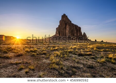 Сток-фото: Beautiful Scenic Road In New Mexico In Rocky Landscape