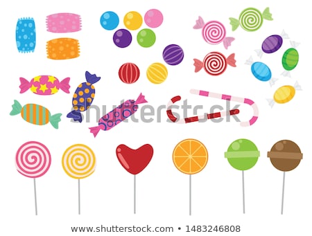 Zdjęcia stock: Lollipop Candy Vector Illustration