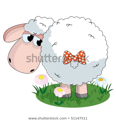 [[stock_photo]]: Doodle Animal For Fluffy Sheep