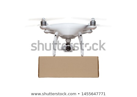 Сток-фото: Front View Of Unmanned Aircraft System Uas Quadcopter Drone Ca