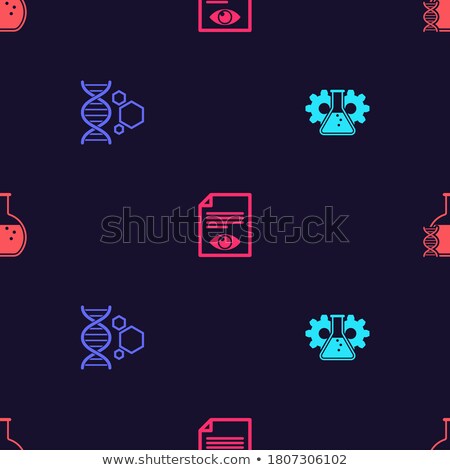 [[stock_photo]]: Paternity Test Dna Seamless Pattern Vector