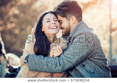 Сток-фото: Happy Couple On Nature
