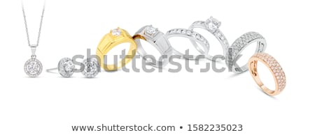 Stock fotó: Diamond Jewelry Background