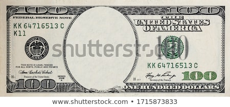 Foto d'archivio: One Hundred Dollar Bills Isolated