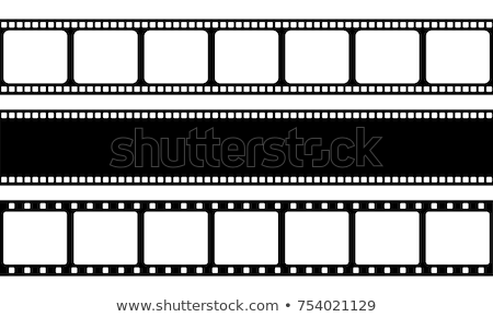 Stock fotó: 35mm Film Isolated On White Background