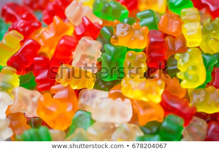 ストックフォト: Hands With Gummy Bears