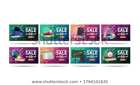 Foto d'archivio: Student Discount Green Vector Icon Button