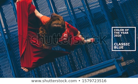 Foto stock: Young Real People On The Street Posing For Photos