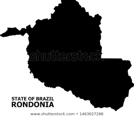 Foto stock: Map Of Rondonia