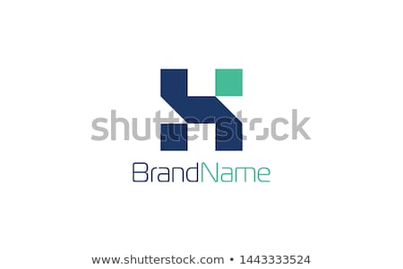 Stock photo: Logo Shapes And Icons Of Letter H