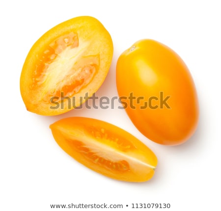 Stockfoto: Halved Plum Tomatoes