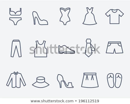 Stock photo: Bra Line Icon