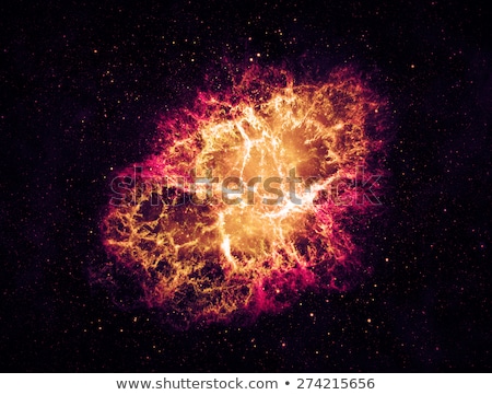 [[stock_photo]]: Crab Nebula And Galaxies Elements Of This Image Furnished By Nasa