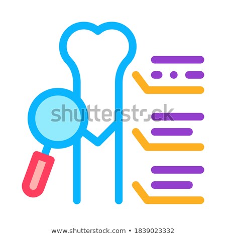 Stock foto: Study Bone Joint Icon Vector Outline Illustration