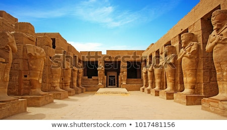 Stock photo: Egypt Statues Of Sphinx In Karnak Temple