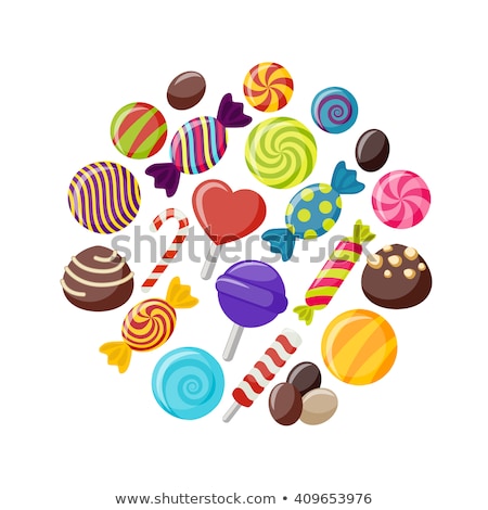 Foto stock: Vector Chocolate Candies