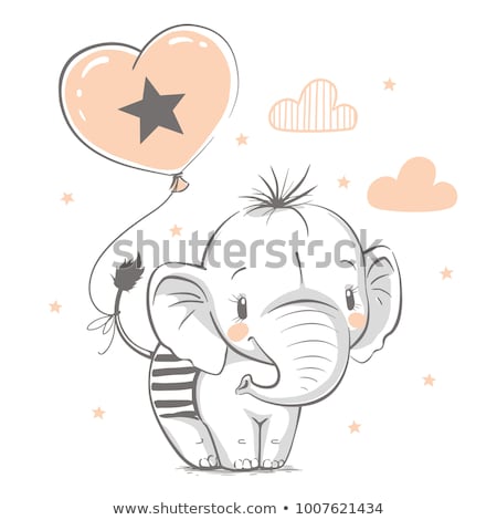 Stok fotoğraf: Cute Baby Shower Card