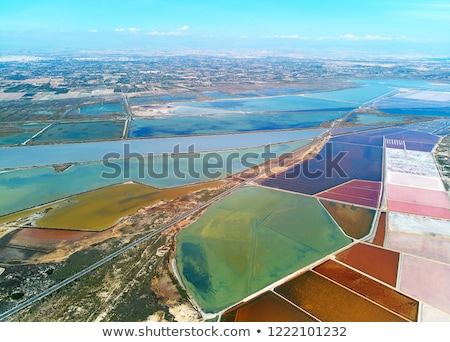 Stock photo: Saltworks In Alicante Province Santa Pola