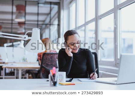 Stockfoto: Nderneemster · Die · Notities · tijdens · Telefoongesprek · Nemen