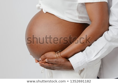 Foto stock: Emotional Beautiful Woman In Black Underwear