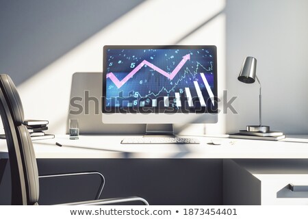 Stock fotó: Business Transformation Concept On Laptop Screen 3d