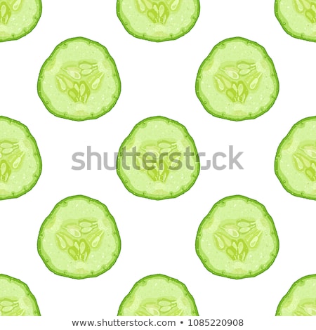 Сток-фото: Seamless Pattern Cucumbers