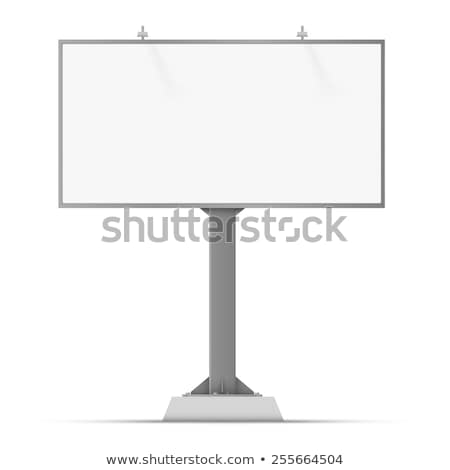 White Billboard Screen Foto stock © iunewind