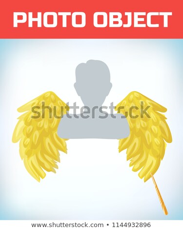 Stock photo: Woman In Carnival Costume Angel Shape