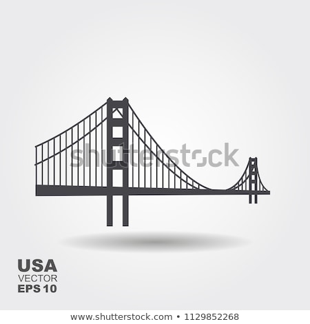 Foto d'archivio: San Francisco Golden Gate Bridge Clip Art