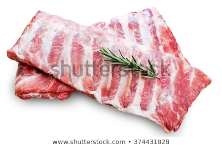 Foto stock: Raw Pork With Ribs