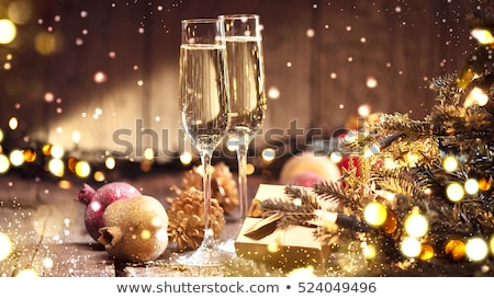 ストックフォト: Christmas Champagne