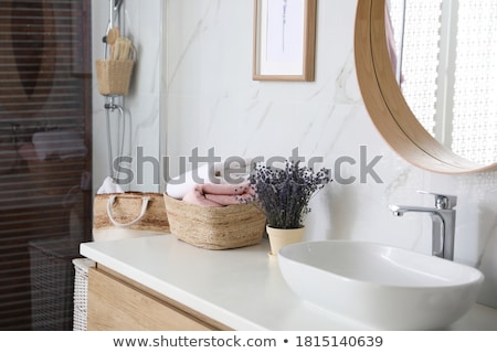 Stock photo: Washbasin In The Bathroom