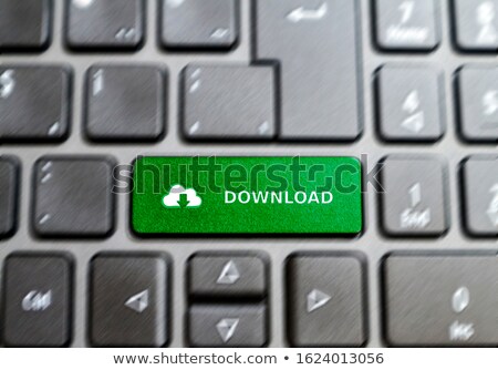 Stock foto: Keyboard With Green Button - Free Download 3d