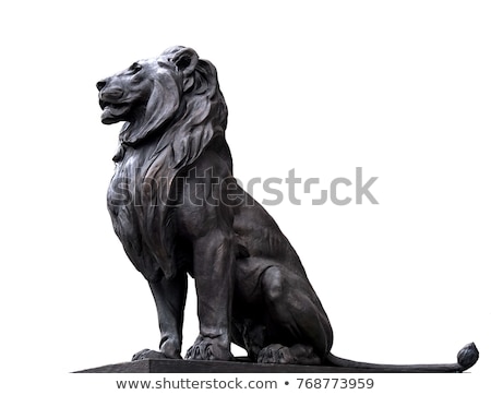 Foto stock: Statues Of Lions