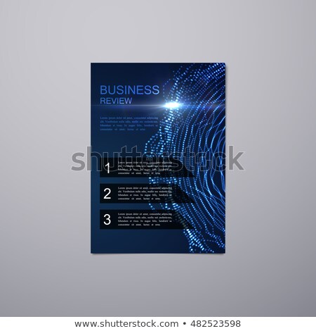 Foto stock: Artificial Intelligence Poster Illuminated Vector