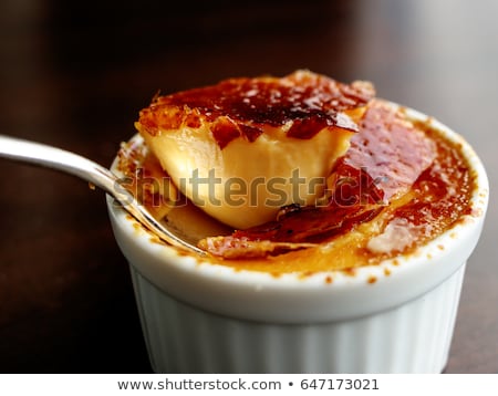 Stockfoto: French Creme Brulee Dessert