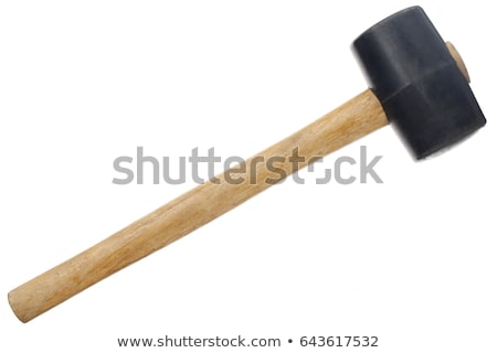 Stok fotoğraf: Old Rubber Mallet