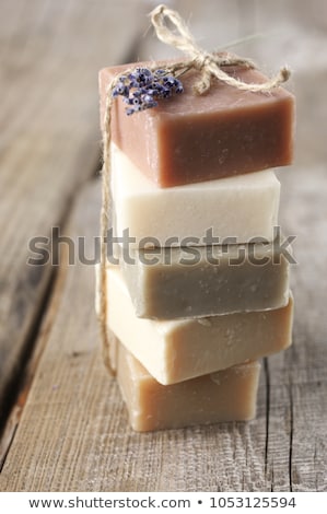 Foto stock: Handmade Soap Stack