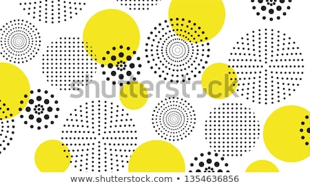 Stok fotoğraf: Abstract Geometric Circle Pattern Background