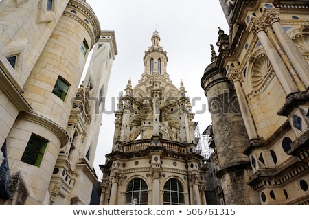 Foto stock: The Royal Castle Of Chambord In Cher Valley France